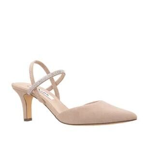 Nina Nude Slingback Heels